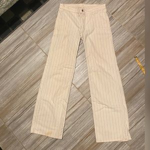 Diesel StyleLab wide leg pin striped pants size 30